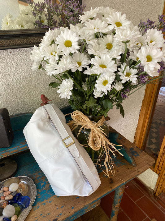 Neceser cuero Blanco