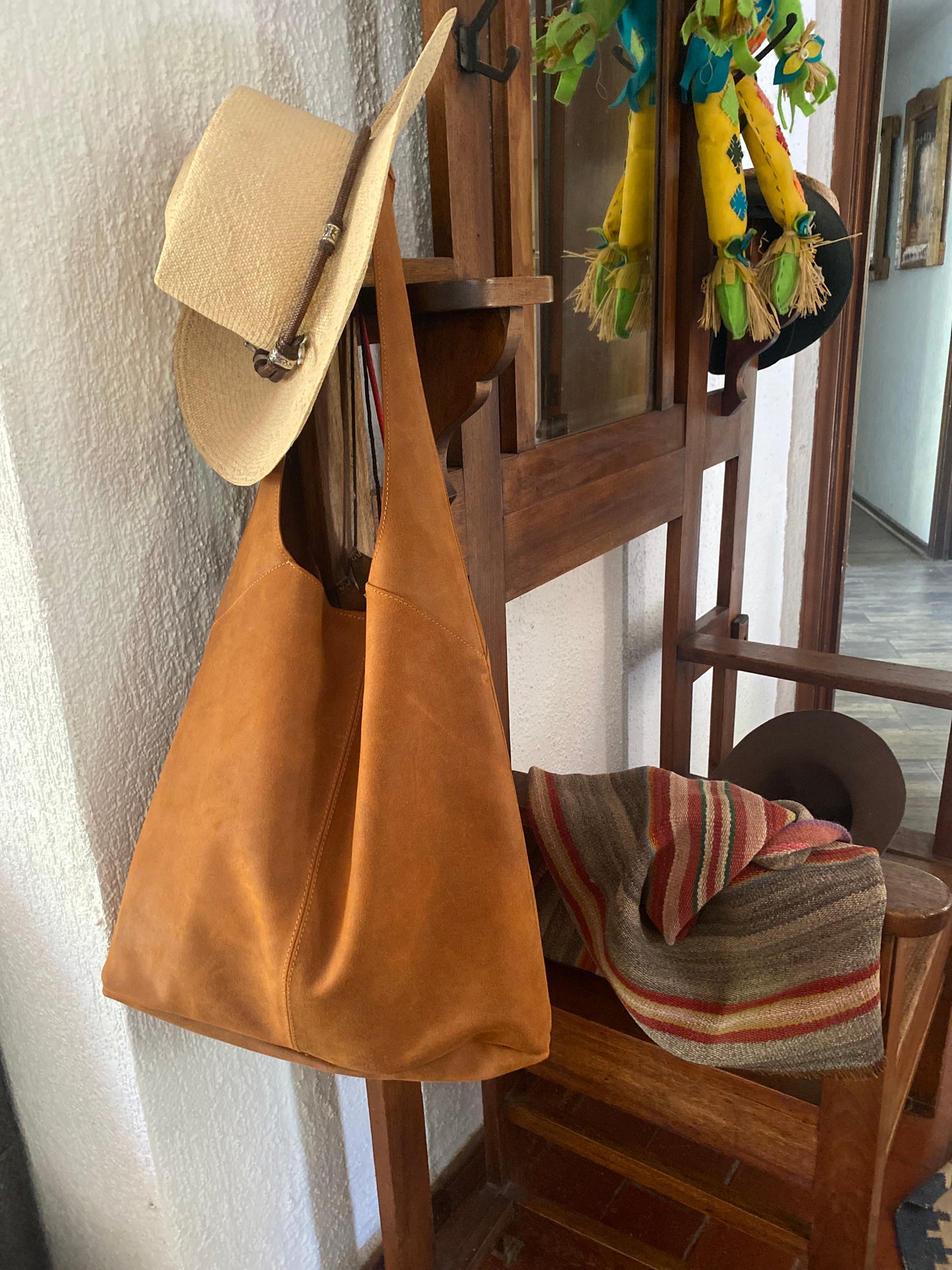 Cartera Renate cuero grasso