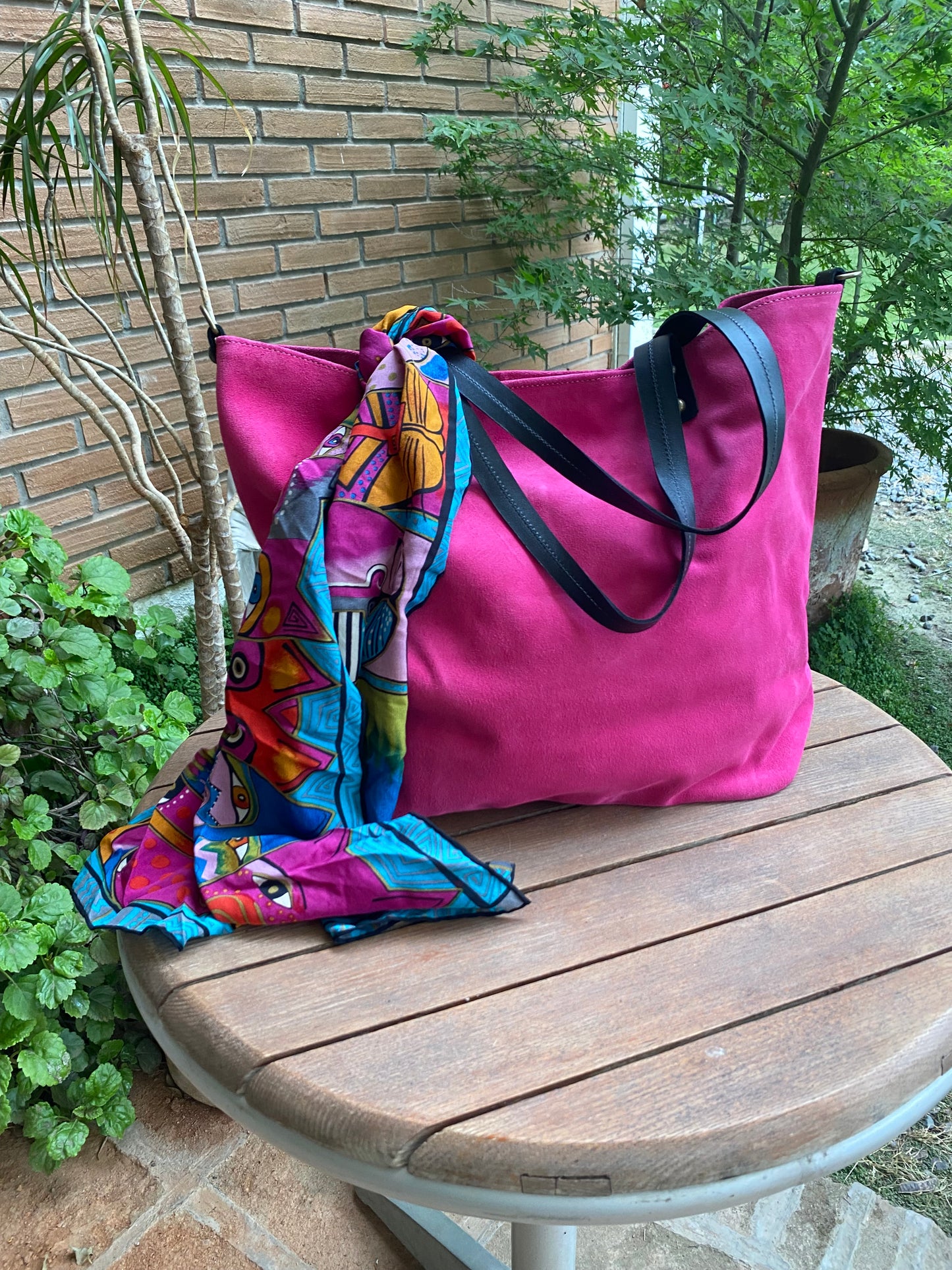 Cartera Roma Reno Fucsia.