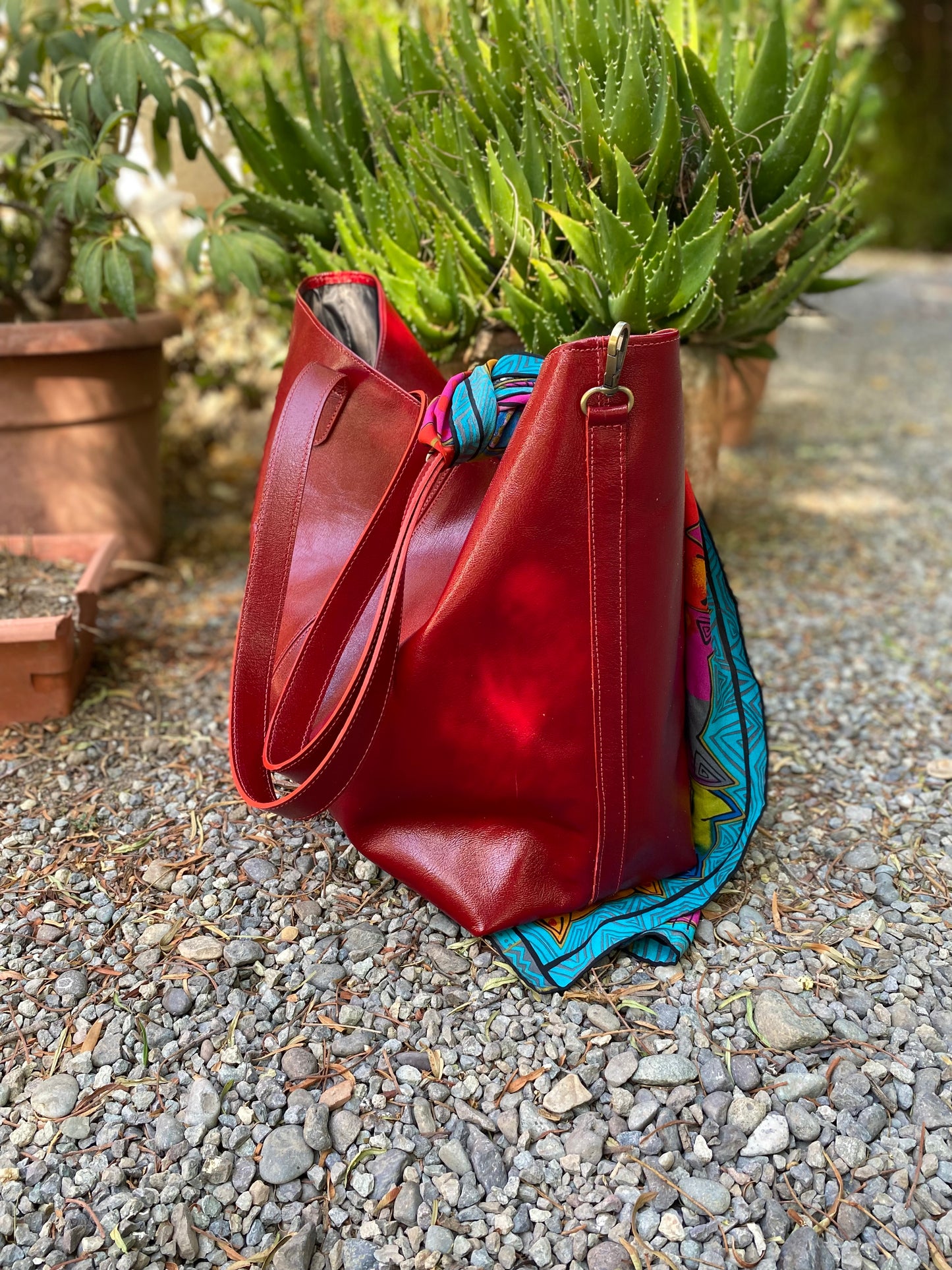 Cartera Paulina Rojo Italiano