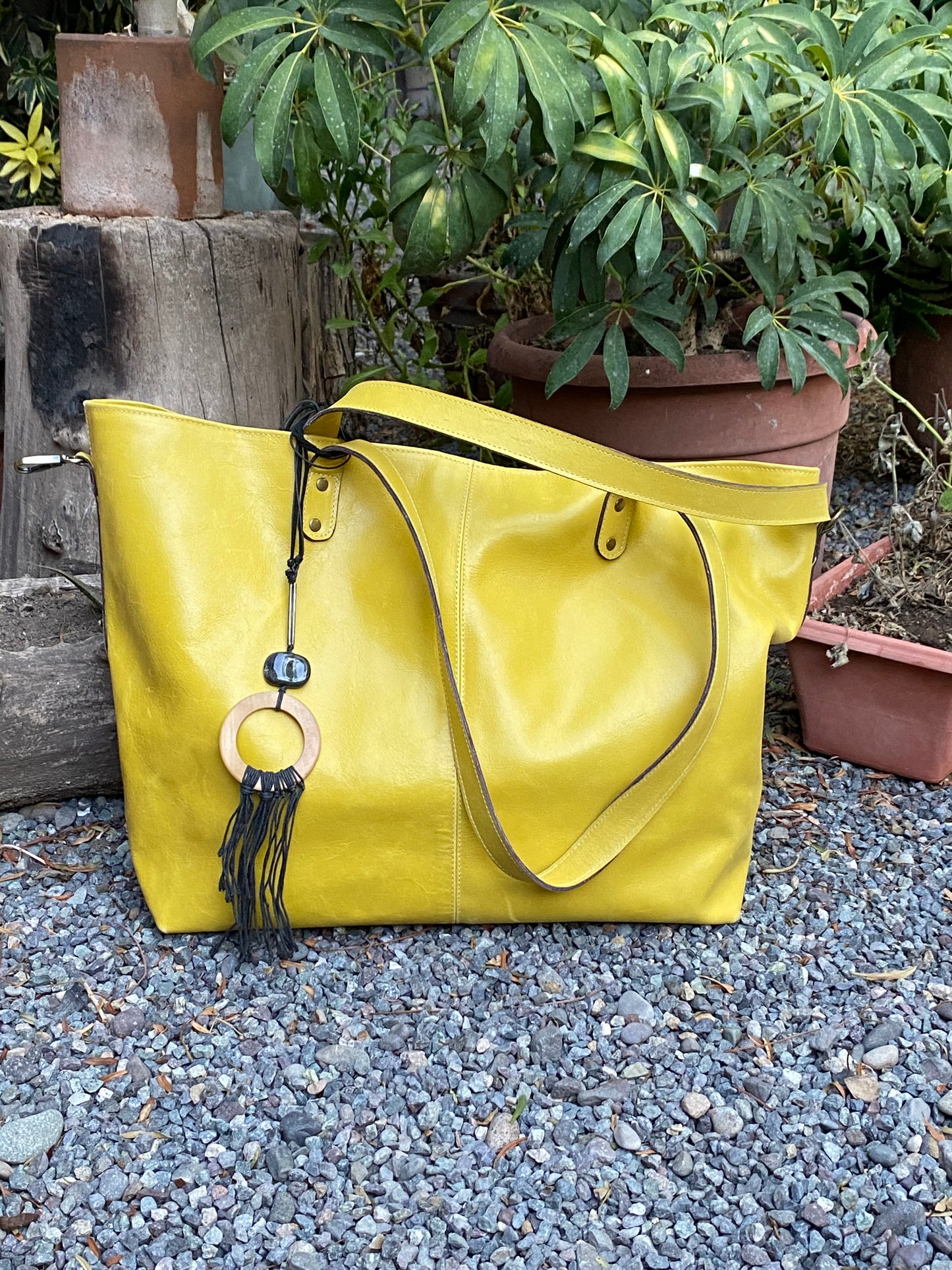 Cartera Paulina Amarillo lima