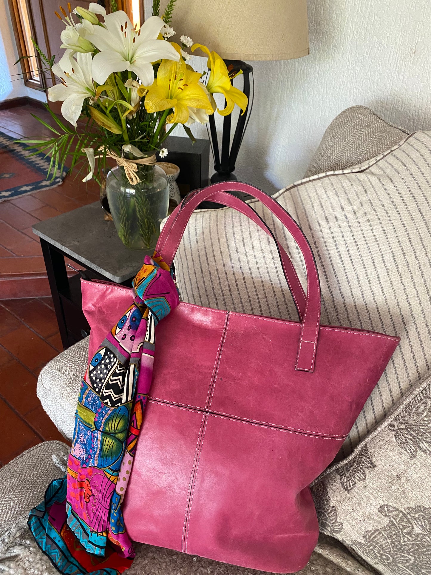 Cartera Cruz Fucsia