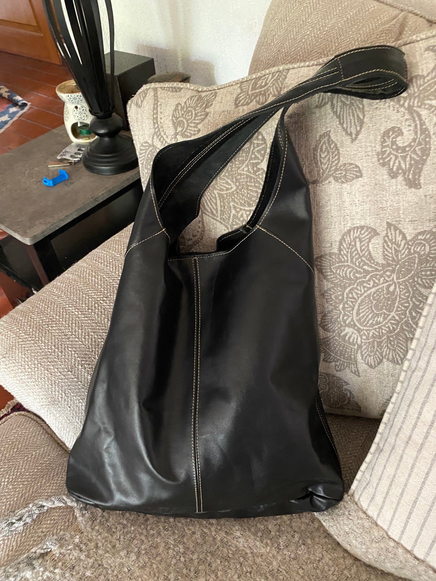 Cartera Renate cuero Negro