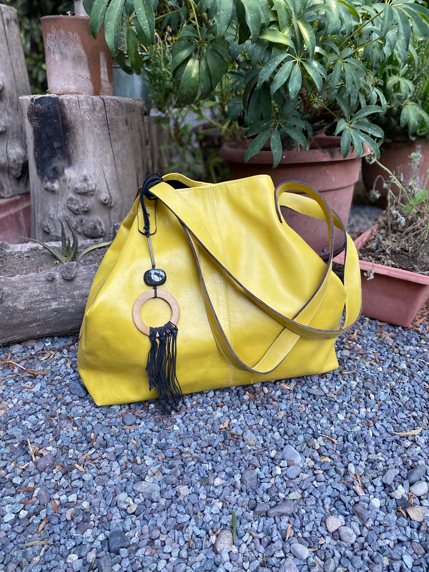 Cartera Paulina Amarillo lima