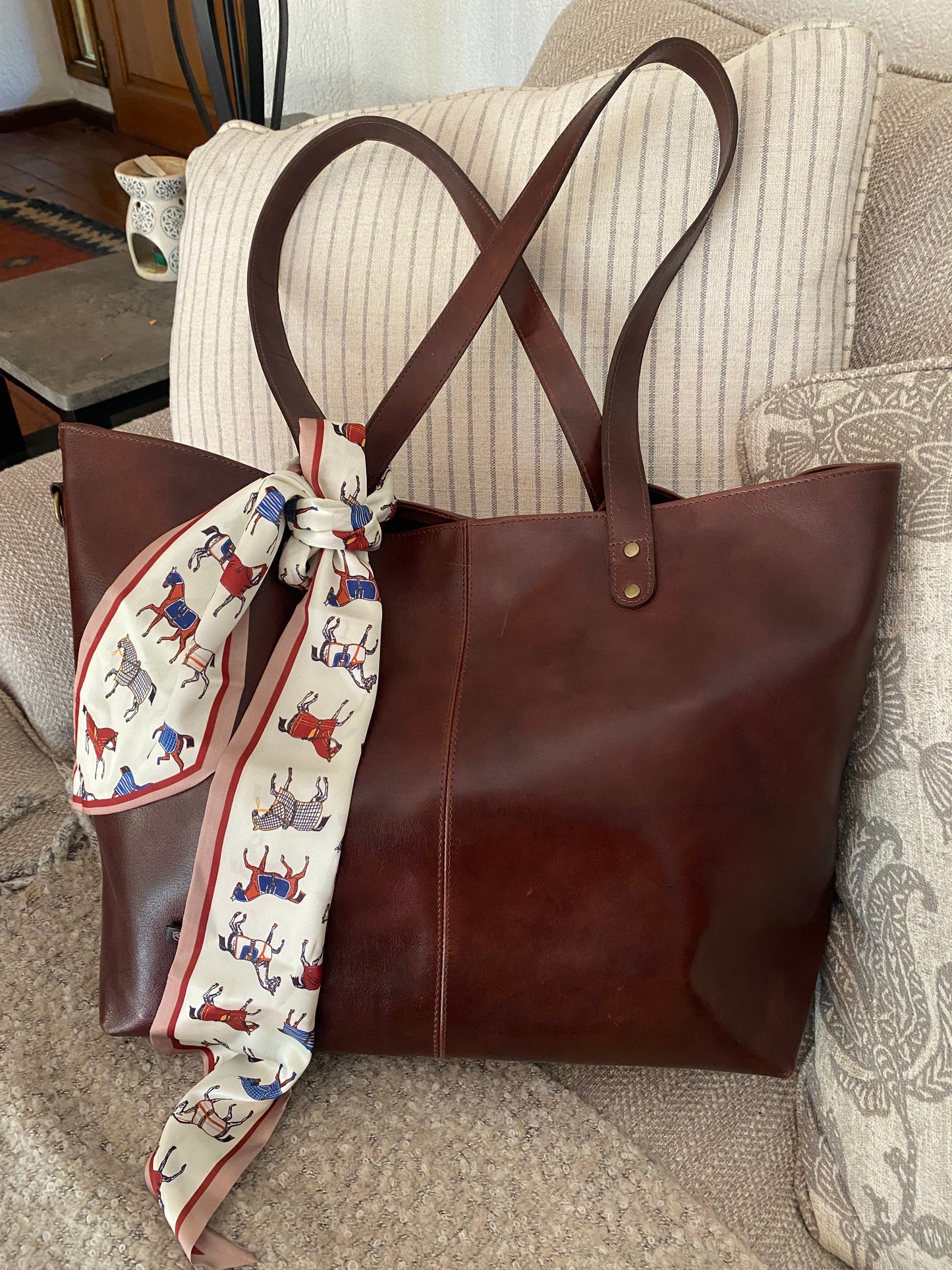 Cartera Paulina Cuero Chocolate