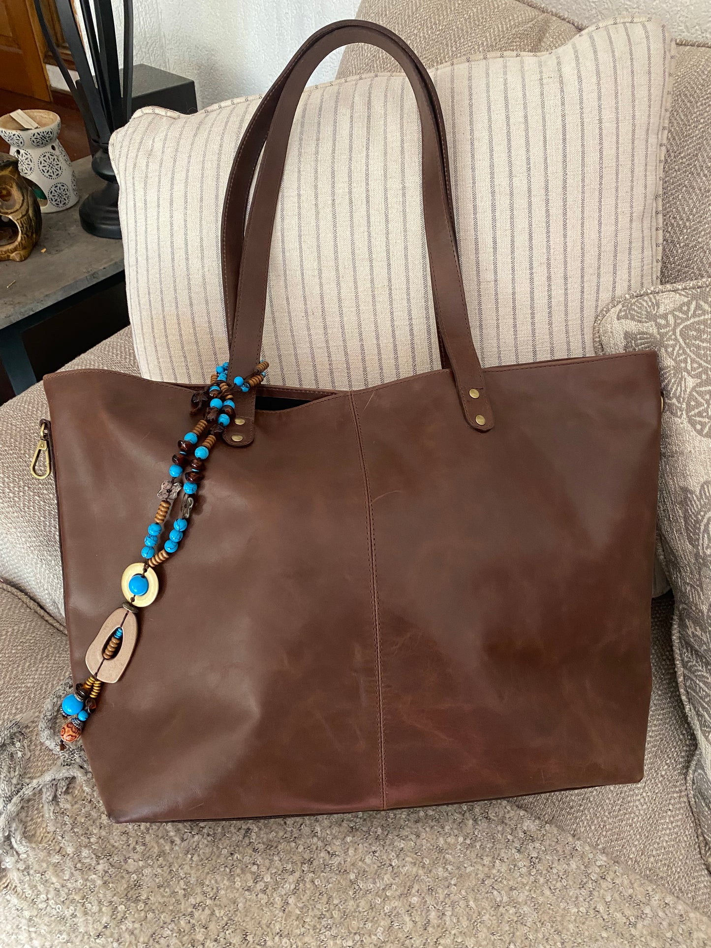 Cartera Paulina Cuero tostado