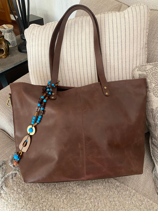 Cartera Paulina Cuero tostado