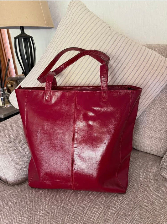 Cartera Sophia cuero Rojo Italiano